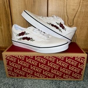 Brand new in box embroidered Vans